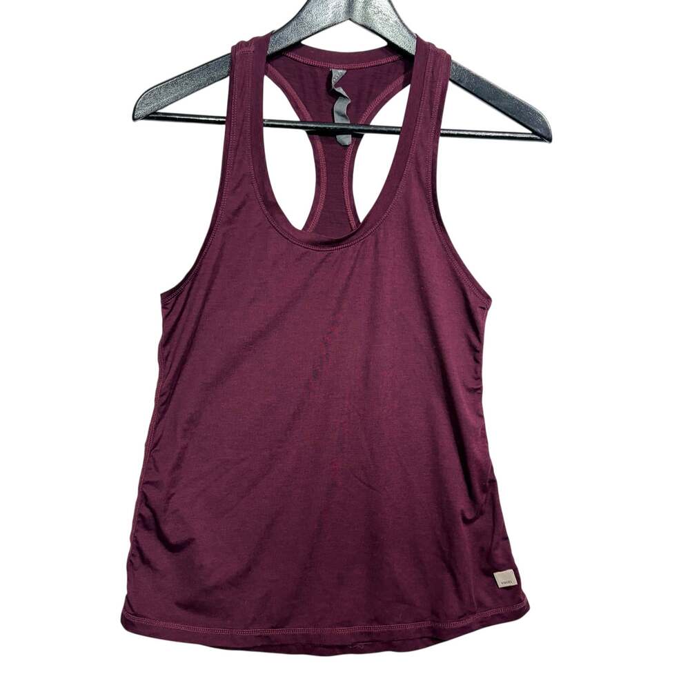 Vuori Lux Performance Tank Top Plum Berry Size Small Athletic Gym Workout Top